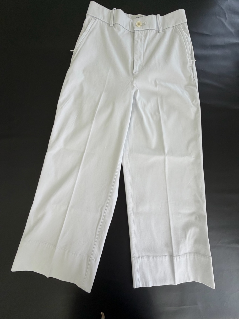 SPANX White Cropped Ankle Pants